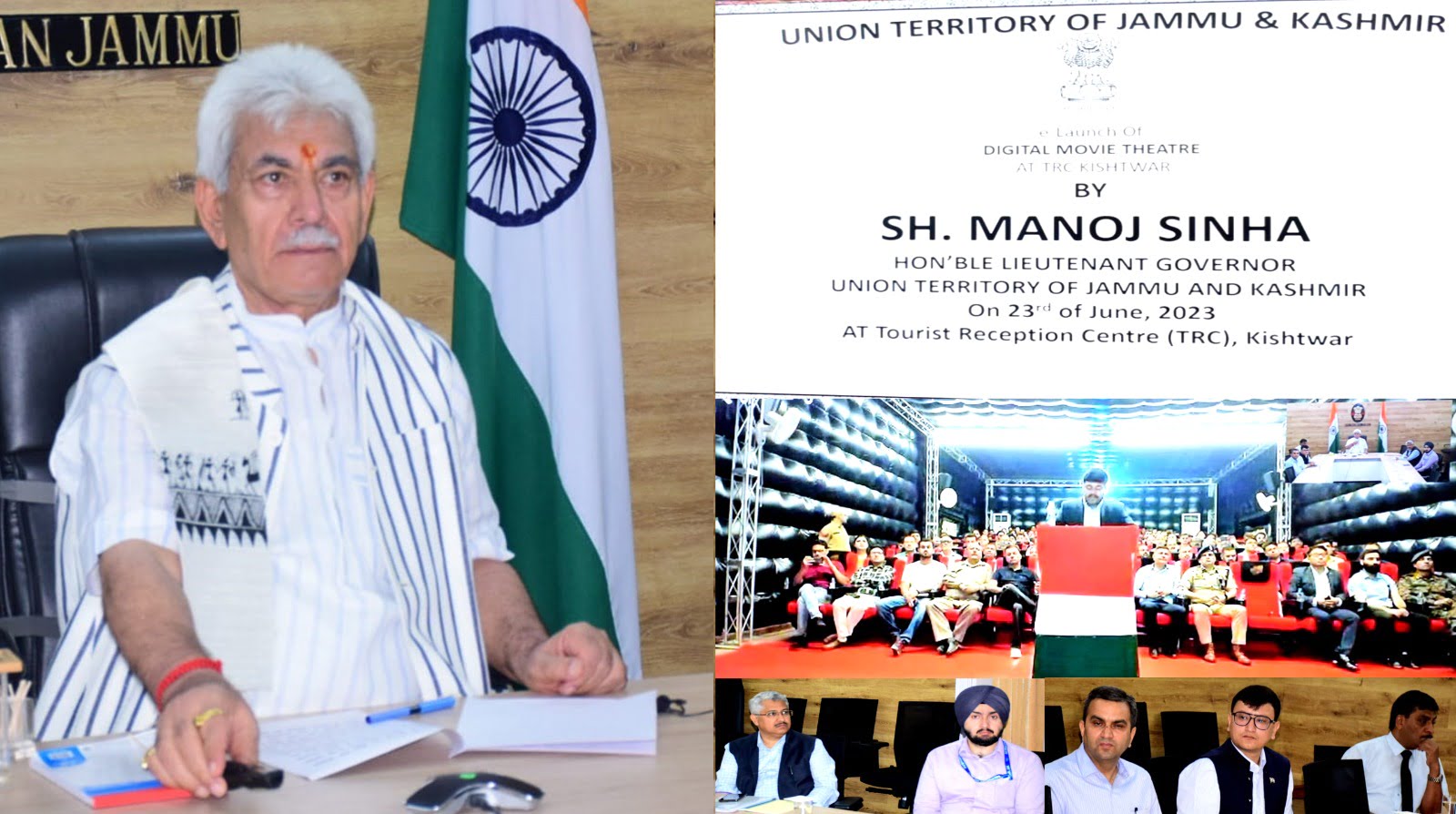 LG Manoj Sinha inaugurated Digital Movie Theatre at Kishtwar 3 LG Manoj Sinha inaugurated Digital Movie Theatre at Kishtwar