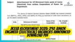 JKSSB Recruitment 2025: 292 Junior Engineer (Electrical) Vacancies Announced