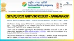 CUET (PG) 2025 Admit Card Released – Download Now